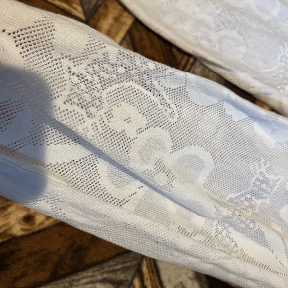 Aerie white  Lace Jogger Pants - Picture 3 of 5